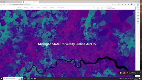 Thumbnail for entry GEO221v -- Visualizing Geographic Datasets Activity tutorial