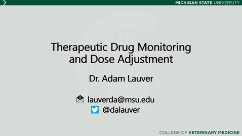 Thumbnail for entry VM508-Therapeutic Drug Monitoring