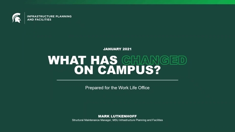 Thumbnail for entry IPF Home Improvement Series: What's Changed on Campus?