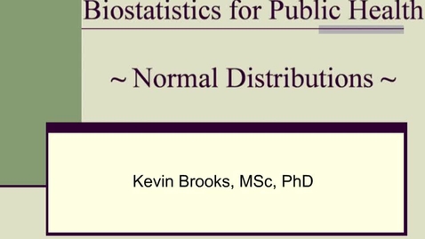 Thumbnail for HM802 sec730 NormalDistributionsCh7