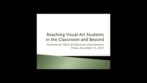 Thumbnail for Reaching Visual Arts Students in the Classroom and Beyond