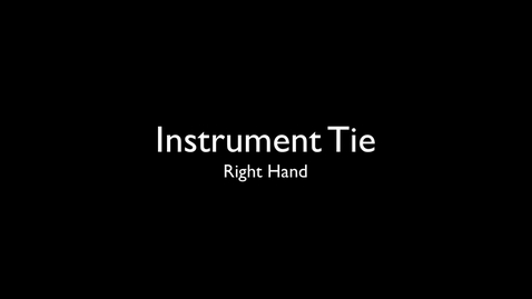 Thumbnail for Instrument Tie RH suture