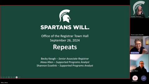 Thumbnail for Repeats - RO Town Hall