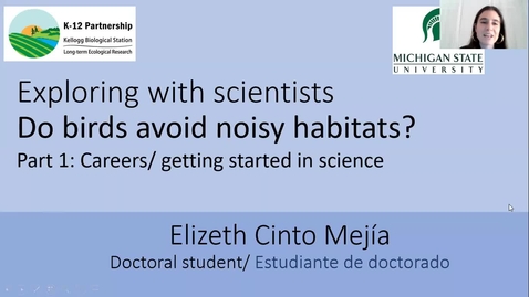 Thumbnail for entry Exploring with scientists: Do birds avoid noisy habitats? Part 1