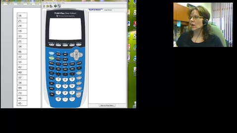 Thumbnail for entry STT 200 Calculating summary statistics using a TI-84 calculator