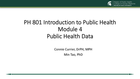 Thumbnail for Public Health Data slides-SS25