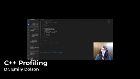 Thumbnail for Profiling C++ Code