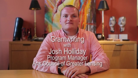 Thumbnail for entry Josh Holliday - Arts Council of Greater Lansing