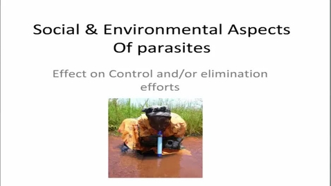 Thumbnail for entry HM863socialandEnvironmentalaspectsofparasites