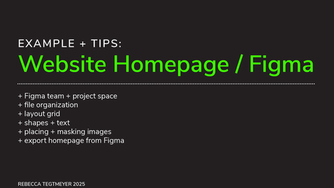Thumbnail for GD160: Website Homepage / Figma