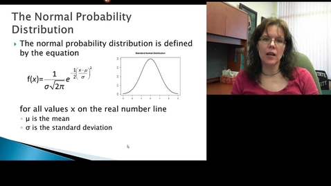 Thumbnail for entry STT 200 Normal Distributions 1