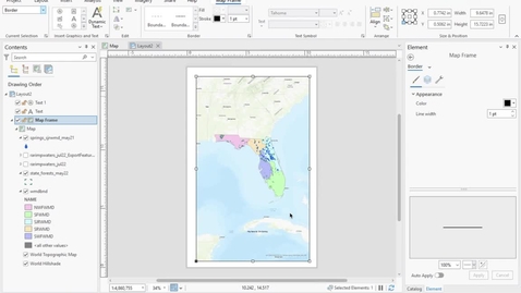 Thumbnail for ArcGIS Pro Tutorial-Map Frame Walkthrough
