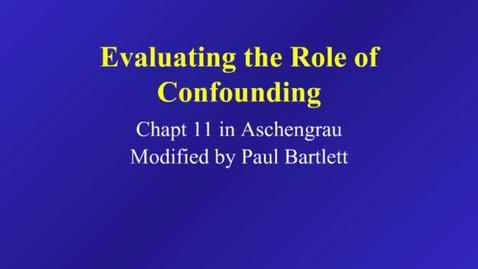 Thumbnail for HM803 sec730 Confounding