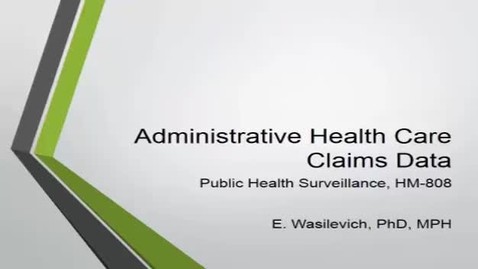 Thumbnail for entry HM808administrativeandhealthcareclaimsdata