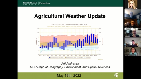 Thumbnail for entry Agricultural weather forecast for May 18, 2022