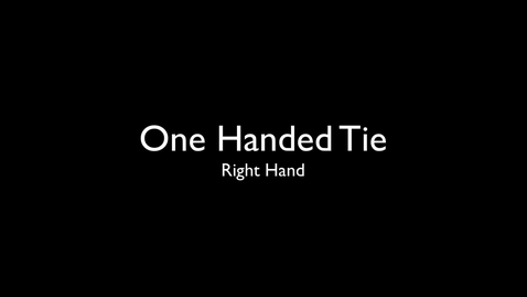 Thumbnail for One Handed Tie RH suture