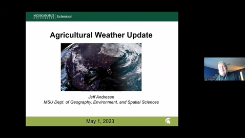 Thumbnail for entry Agricultural Weather Update - May 3, 2023