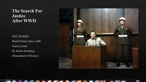 Thumbnail for The Search for Justice after WWII