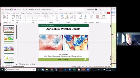 Thumbnail for Agricultural Weather Update - May 29, 2024