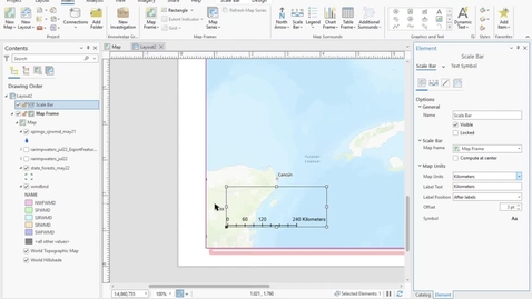 Thumbnail for ArcGIS Pro Tutorial-Scalebar Walkthrough