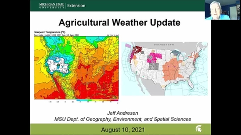 Thumbnail for entry Agricultural weather forecast for August 10, 2021