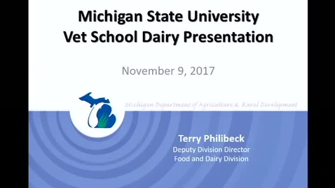 Thumbnail for entry VM 504 - Michigan State University Vet School Dairy Presentation-Philibeck