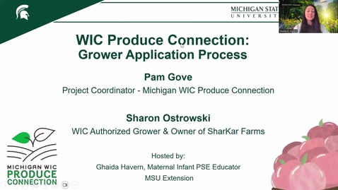 Thumbnail for WIC Produce Connection Application Process
