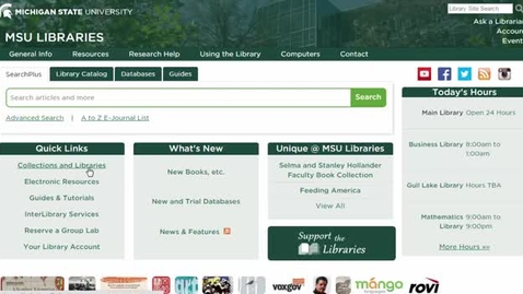 Thumbnail for Use Michigan State University's Interlibrary Loan service