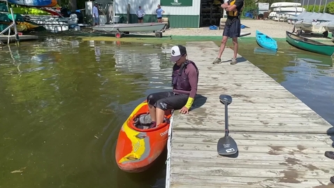 Thumbnail for entry kayak dock launch