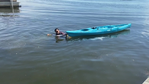 Thumbnail for entry swimming with a kayak.mp4