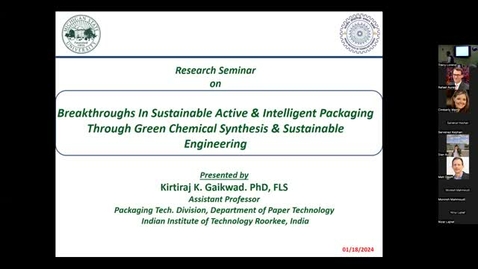 Thumbnail for entry Dr. Kirtiraj GAIKWAD - Research Seminar