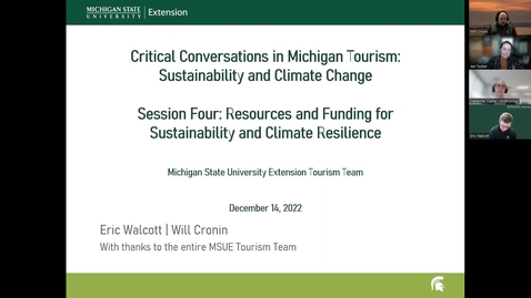 Thumbnail for entry Resources and Funding for Sustainability and Climate Resilience