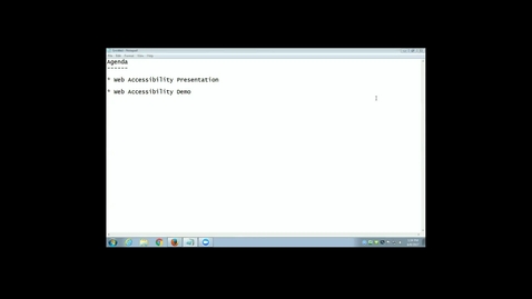 Thumbnail for entry Web Accessibility (Recorded: 6-8-2017)