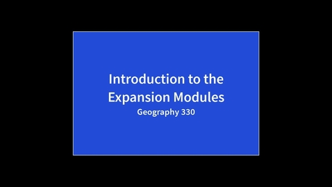 Thumbnail for entry Expansion module Intro.mp4