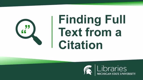 Thumbnail for Find Full Text (from an article citation)