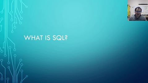 Thumbnail for entry CSE480 - Week02 - What is SQL