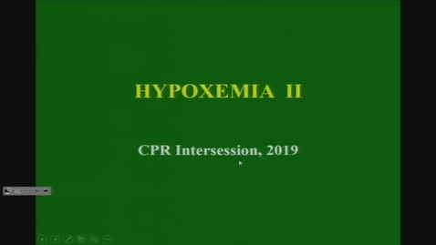 Thumbnail for entry Hypoxemia II (Dr. Bruce Uhal)