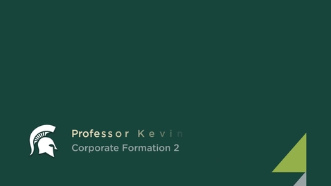 Thumbnail for Corporate Formation 2