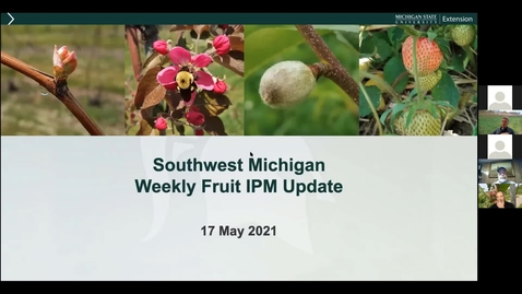 Thumbnail for entry SW Michigan Fruit Update May 17, 2021