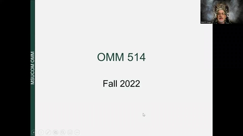 Thumbnail for entry OMM 514 22 Course Intro 
