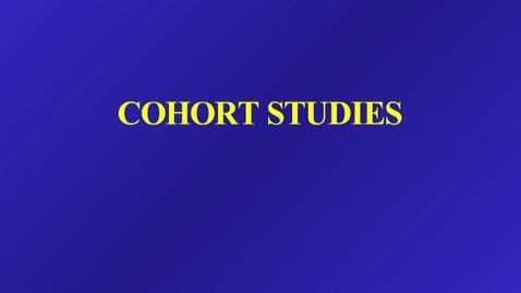 Thumbnail for HM803 sec730 Cohort