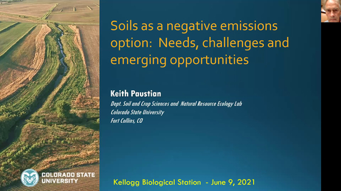 Thumbnail for Soils as a negative emissions option needs challenges and emerging opportunities