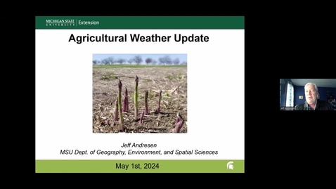 Thumbnail for Agricultural Weather Update - May 1, 2024