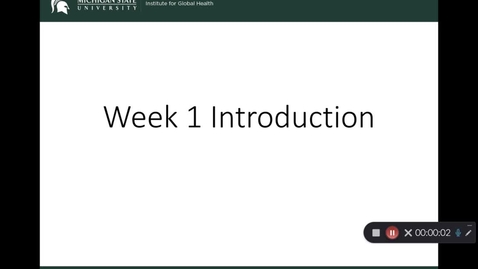 Thumbnail for entry OST 825: Gifford: Week 1:  Introduction to the course
