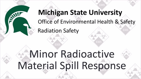 Thumbnail for Minor Spill Response