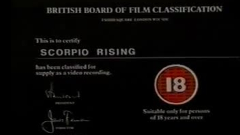 Thumbnail for Scorpio Rising (Kenneth Anger, USA, 1963, 28’)