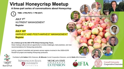 Thumbnail for entry Honeycrisp Virtual Meetup #3 - Nutrition Part 1 Lailiang Cheng