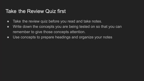 Thumbnail for GEO206: Using the review quiz as a study tool