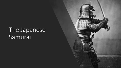 Thumbnail for entry The Japanese Samurai