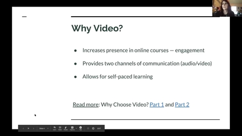 Thumbnail for Best practices for recording video